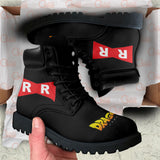 The Red Ribbon Army Symbol Boots Shoes Anime Custom MV1212