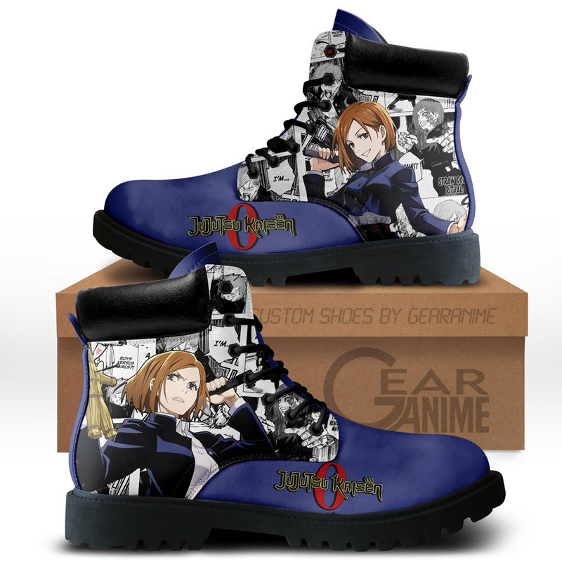 Nobara Kugisaki Boots Shoes Anime Custom NTT111