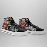 Mereoleona Vermillion High Top Shoes