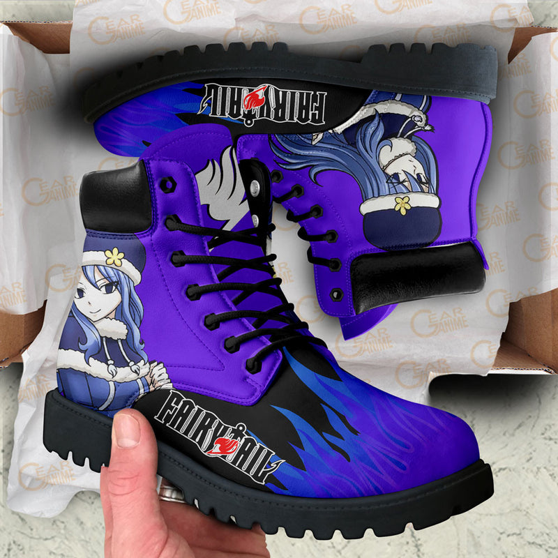 Juvia Lockser Boots Shoes Anime Custom NTT071