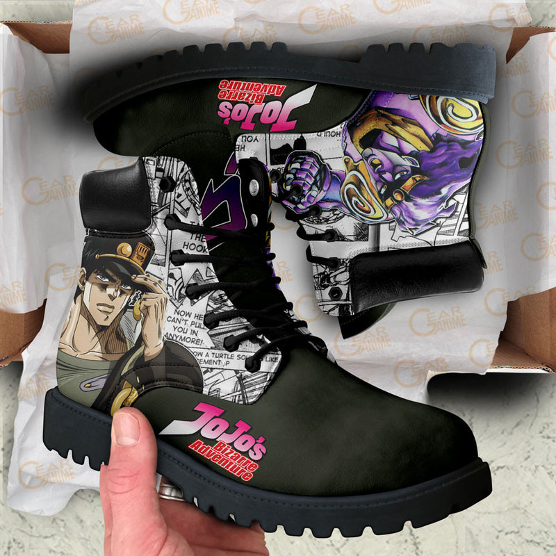 Jotaro Kujo Boots Shoes Anime Custom NTT071