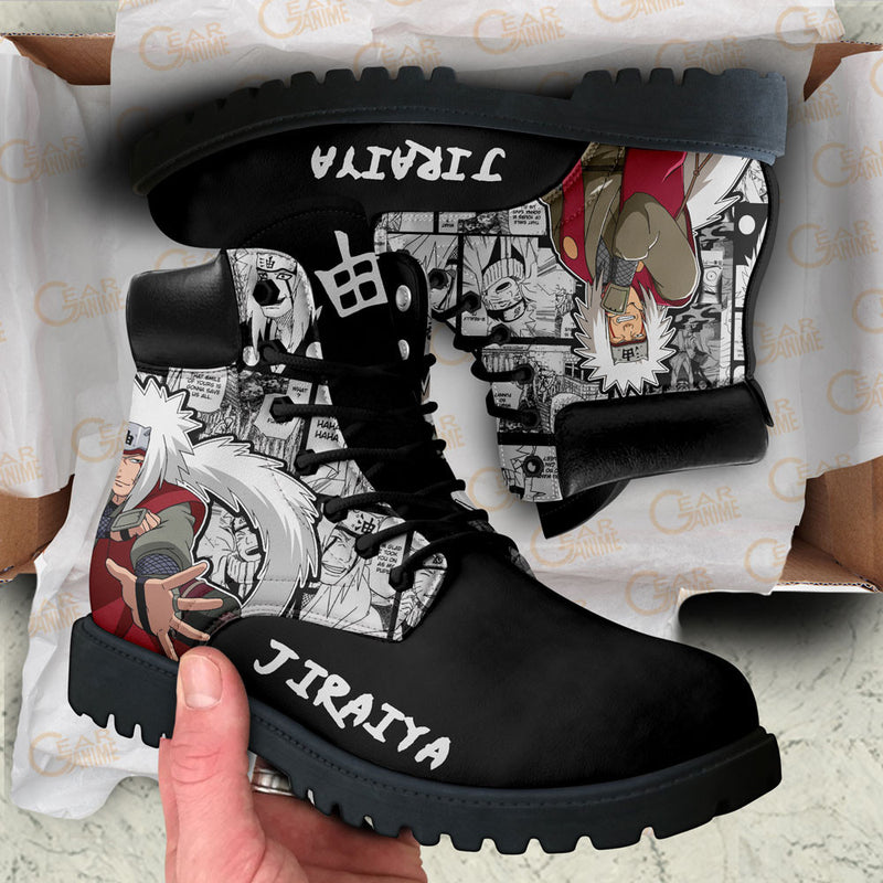 Jiraiya Boots Shoes Anime Custom NTT051