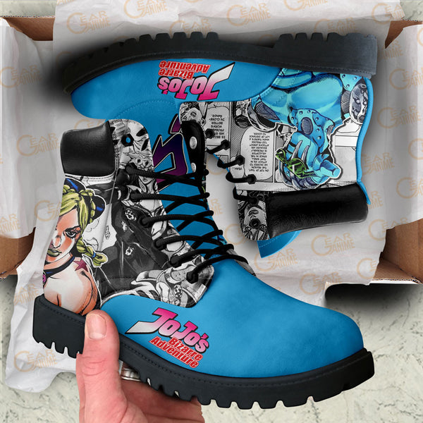 Jolyne Kujo Boots Shoes Anime Custom NTT071