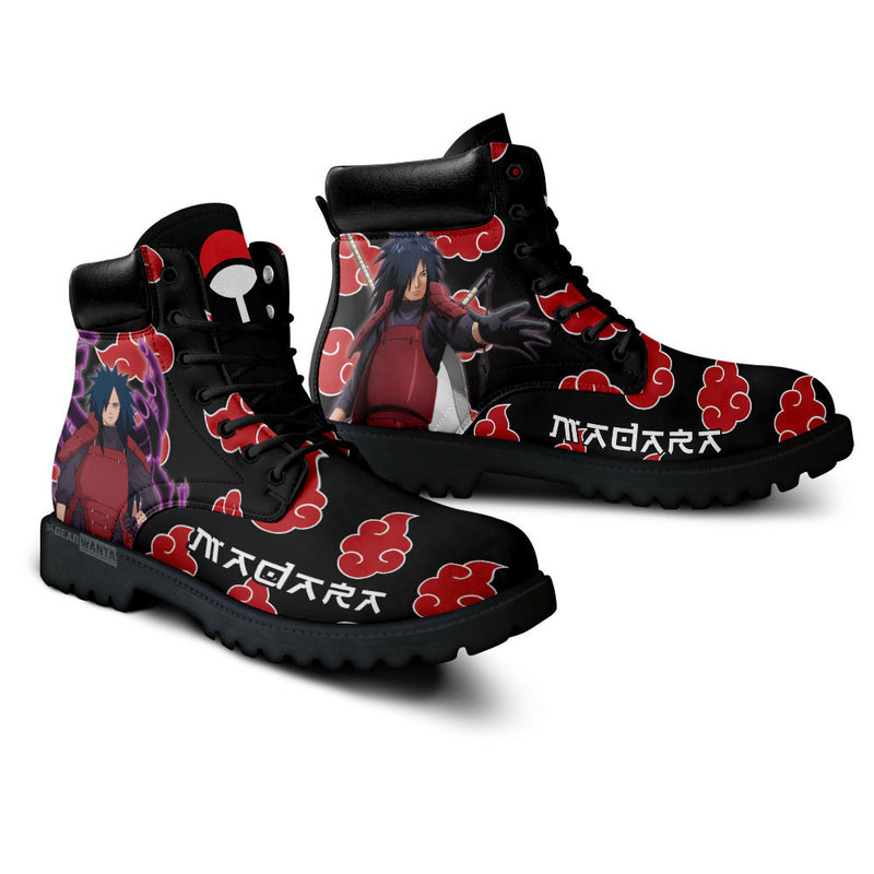 Madara Uchiha Boots Shoes Anime Custom MV1110