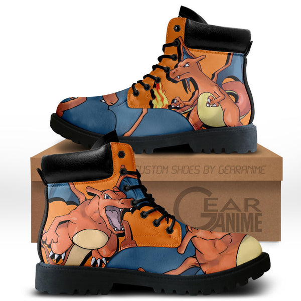 Charizard Boots Shoes Anime Custom