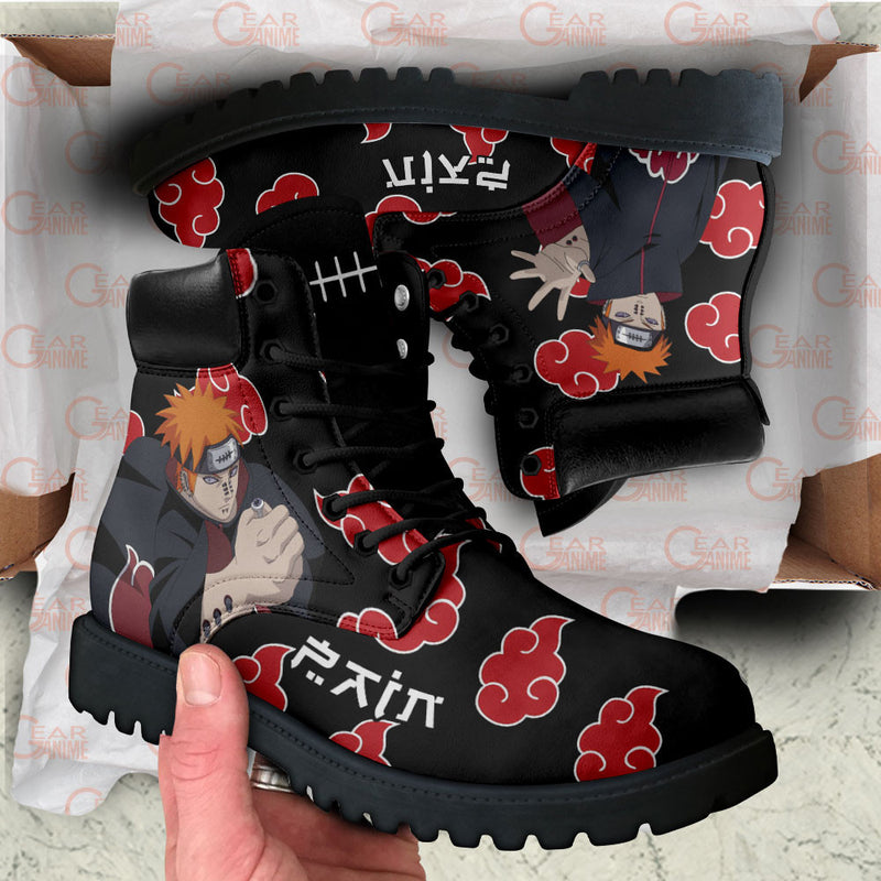 Pain Boots Shoes Anime Custom MV1110