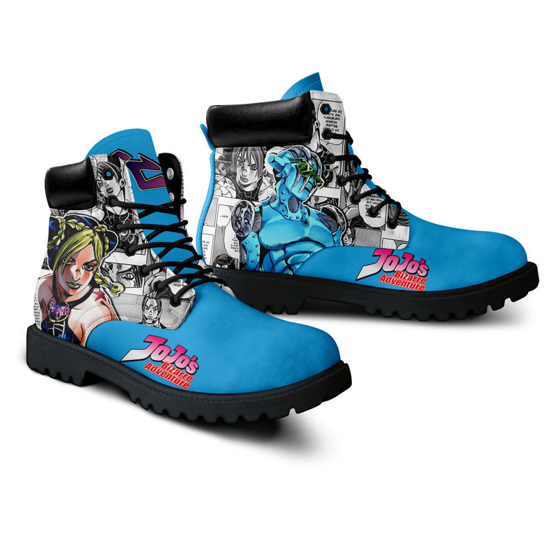 Jolyne Kujo Boots Shoes Anime Custom NTT071