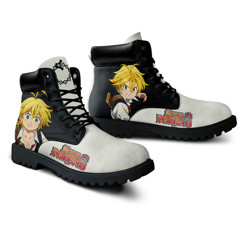 Meliodas Boots Shoes Anime Custom NTT111