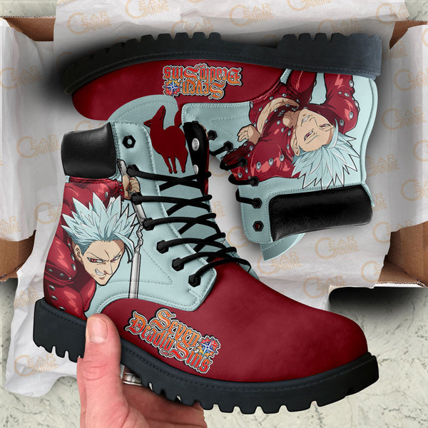 Ban Boots Shoes Anime Custom NTT111