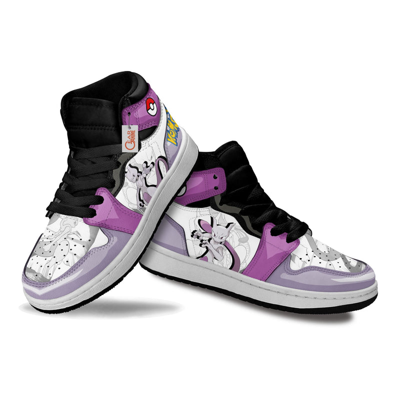 Mewtwo Kids Sneakers Anime Gifts For Poke Fans MV2703