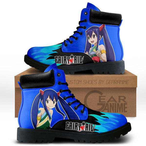 Wendy Marvell Boots Shoes Anime Custom NTT071