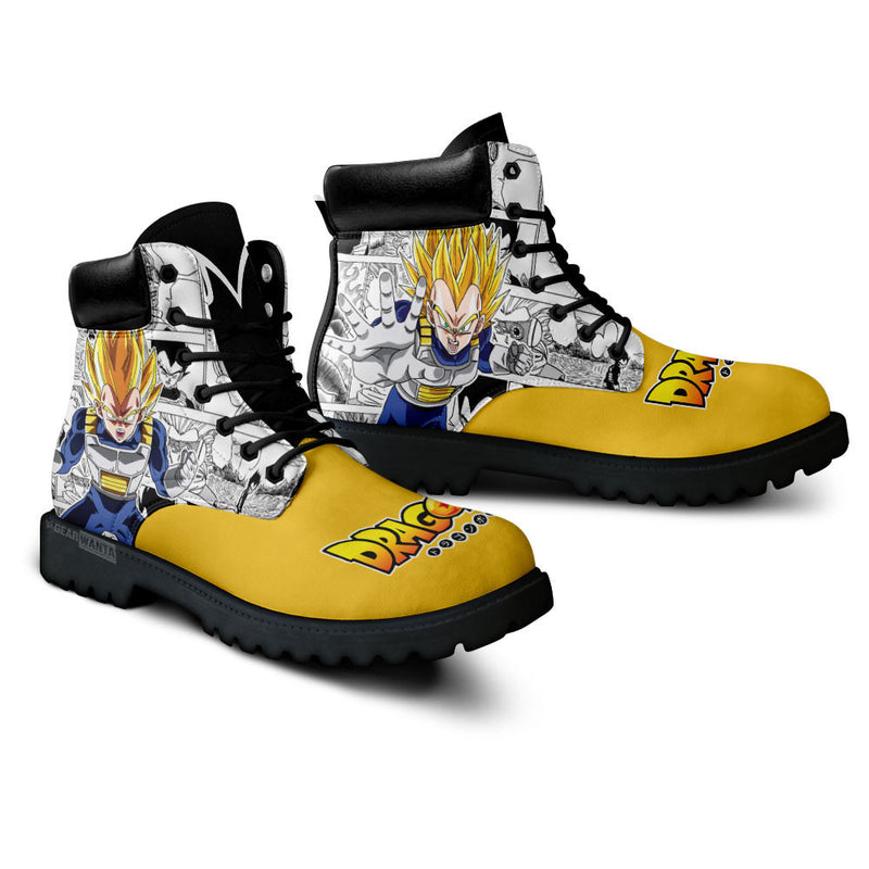 Vegeta Super Saiyan Boots Shoes Anime Custom