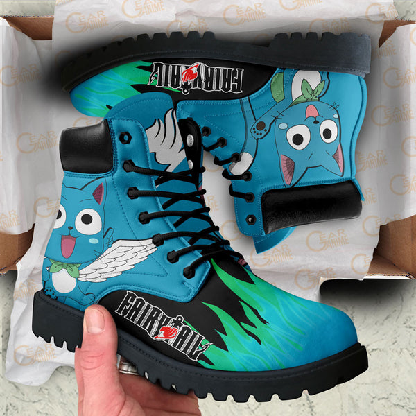 Happy Boots Shoes Anime Custom NTT071