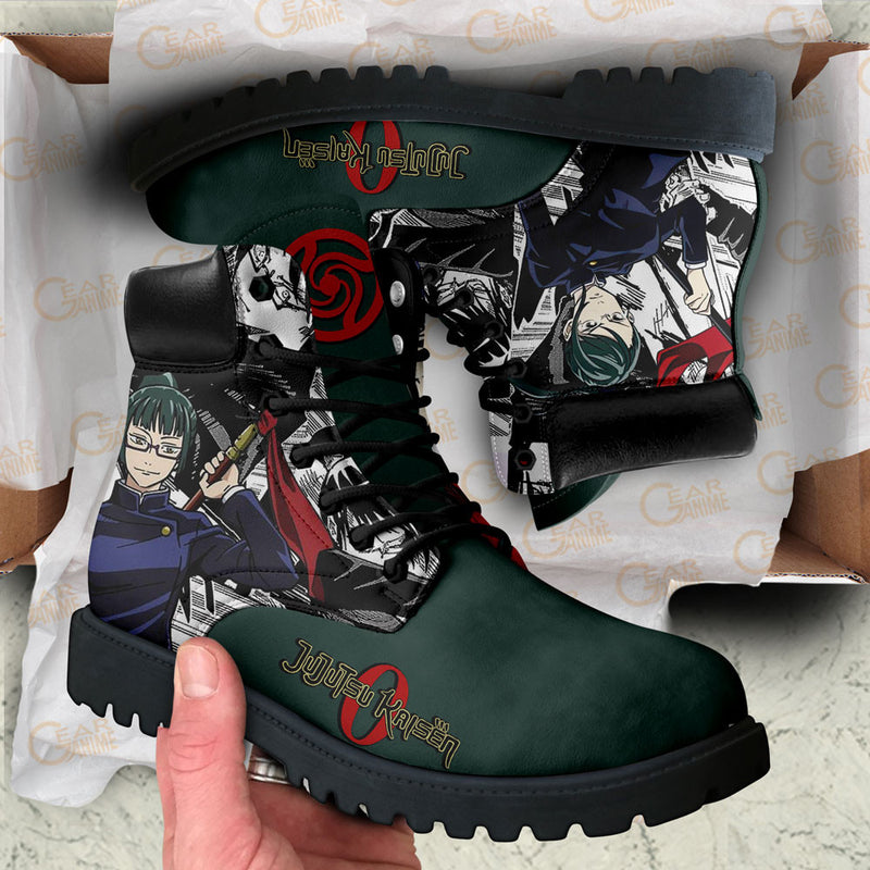 Maki Zenin Boots Shoes Anime Custom NTT111