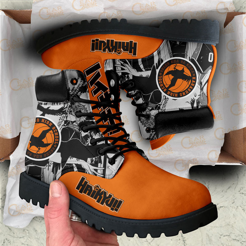 Karasuno Boots Shoes Anime Custom NTT111