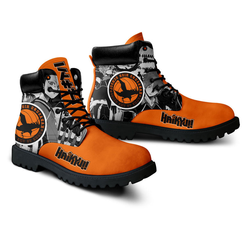 Karasuno Boots Shoes Anime Custom NTT111