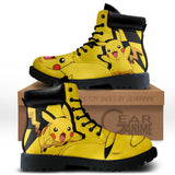 Pikachu Boots Shoes Anime Custom