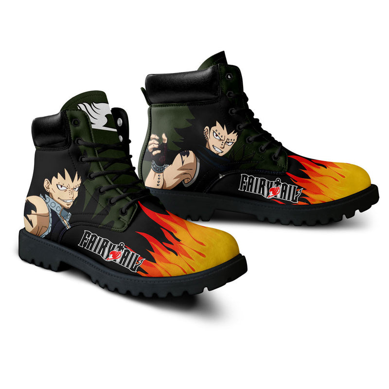 Gajeel Redfox Boots Shoes Anime Custom NTT071