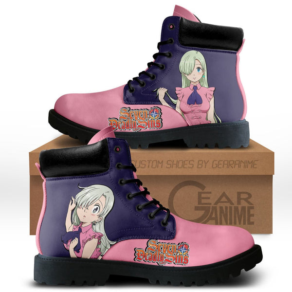 Elizabeth Liones Boots Shoes Anime Custom NTT111