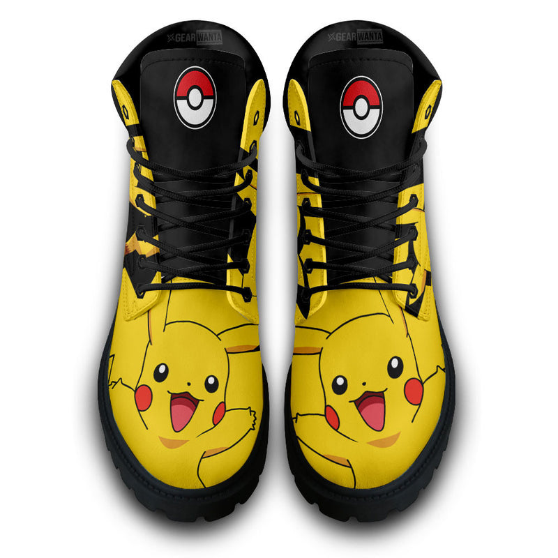 Pikachu Boots Shoes Anime Custom