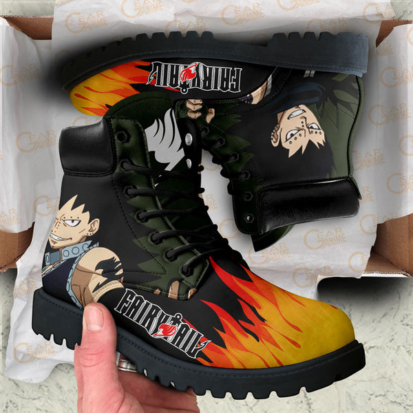 Gajeel Redfox Boots Shoes Anime Custom NTT071