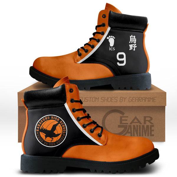 Tobio Kageyama Boots Shoes Anime Custom NTT111