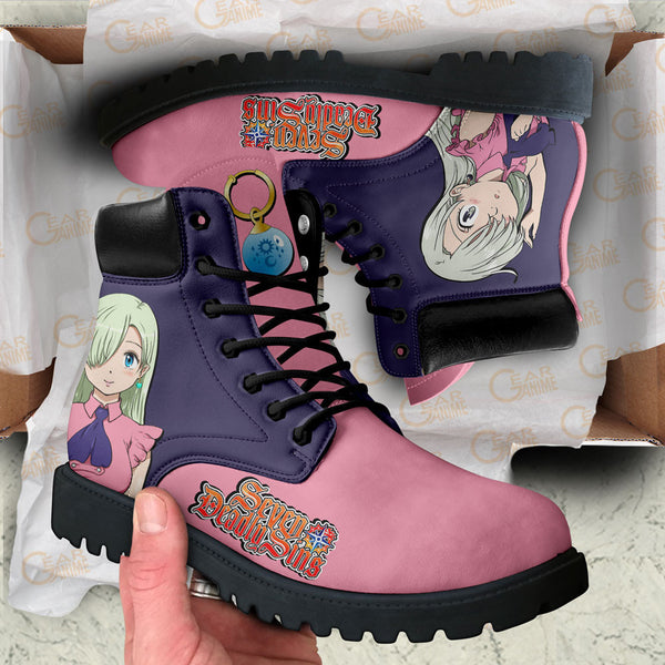 Elizabeth Liones Boots Shoes Anime Custom NTT111