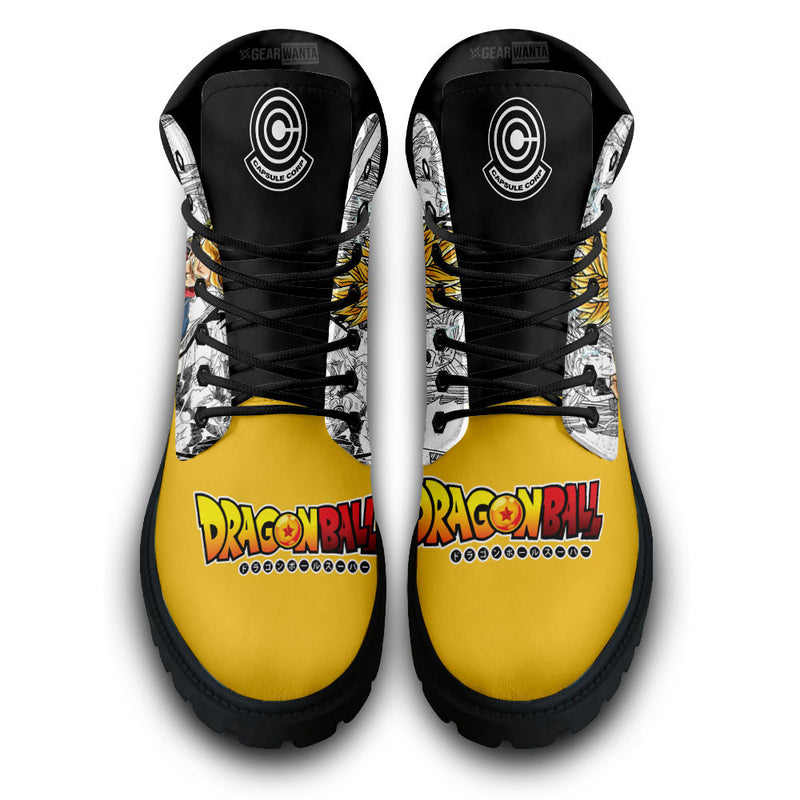 Trunks Super Saiyan Boots Shoes Anime Custom