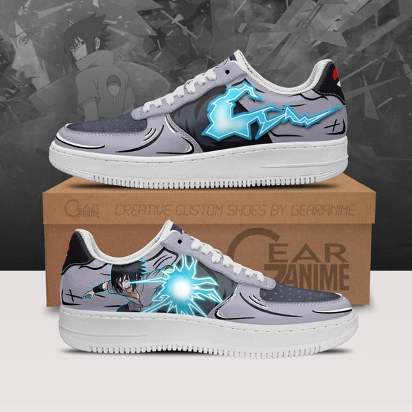 Uchiha Sasuke Air Sneakers Anime Lightning Skill06