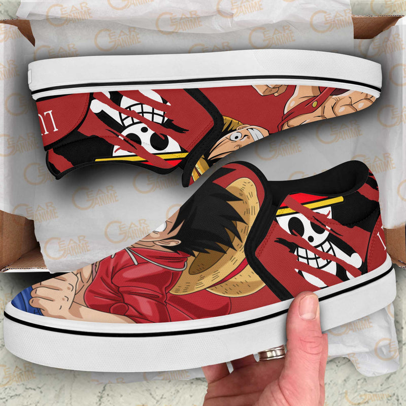 Monkey D Luffy Slip-On Shoes TT1512