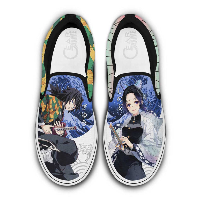 Giyuu and Shinobu Slip-On Shoes NTT090