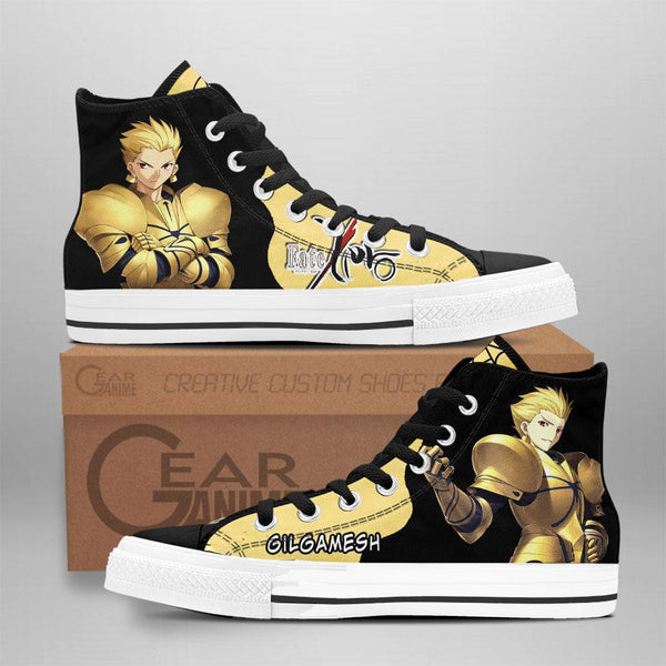 Fate Zero Gilgamesh High Top Shoes NTT101