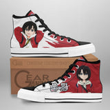 A Silent Voice Yuzuru Nishimiya High Top Shoes