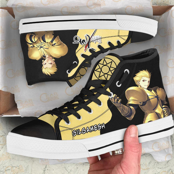 Fate Zero Gilgamesh High Top Shoes NTT101