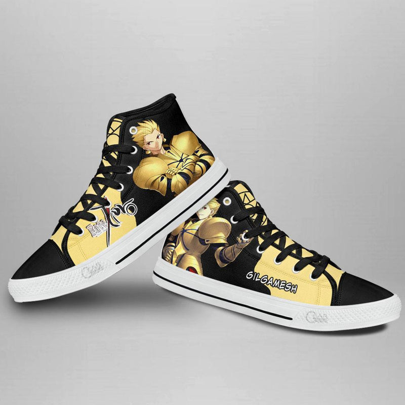 Fate Zero Gilgamesh High Top Shoes NTT101