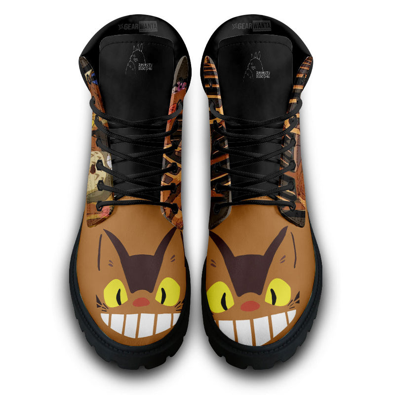 Catbus My Neighbor Totoro Boots Shoes Anime Custom MV1212