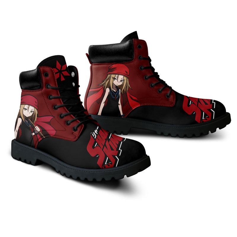 Shaman King Anna Kyoyama Boots Shoes Anime Custom NTT191