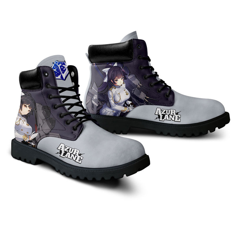 Azur Lane Atago Boots Anime Custom Game Shoes NTT211