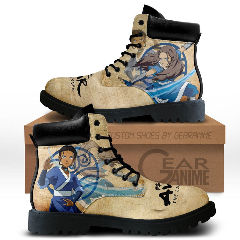 Avatar The Last Katara Boots Shoes Anime Custom MV1312