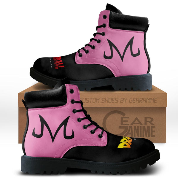 Majin Buu Symbol Boots Shoes Anime Custom MV1212