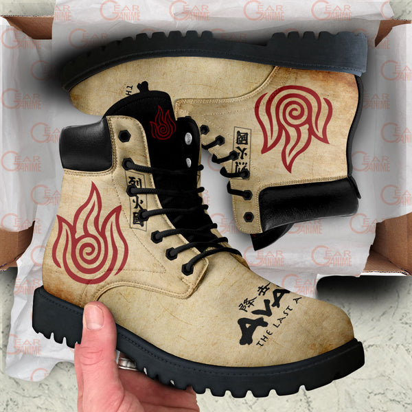 Avatar The Last Fire Nation Boots Shoes Anime Custom MV1312