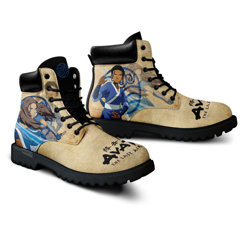 Avatar The Last Katara Boots Shoes Anime Custom MV1312