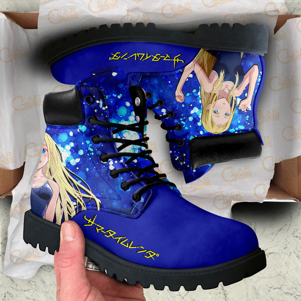 Summertime Render Ushio Kofune Boots Shoes Anime Custom NTT271