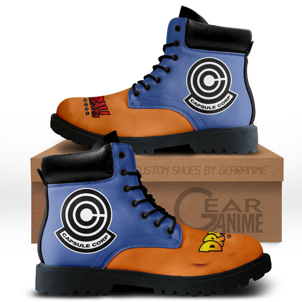 Capsule Corp Symbol Boots Shoes Anime Custom MV1212