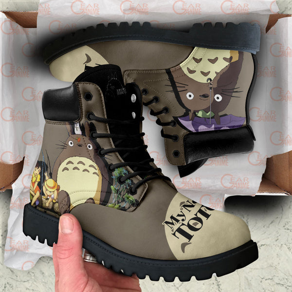 My Neighbor Totoro Boots Shoes Anime Custom MV1212