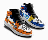 Goku and Vegeta Fly Kids Sneakers MV3012