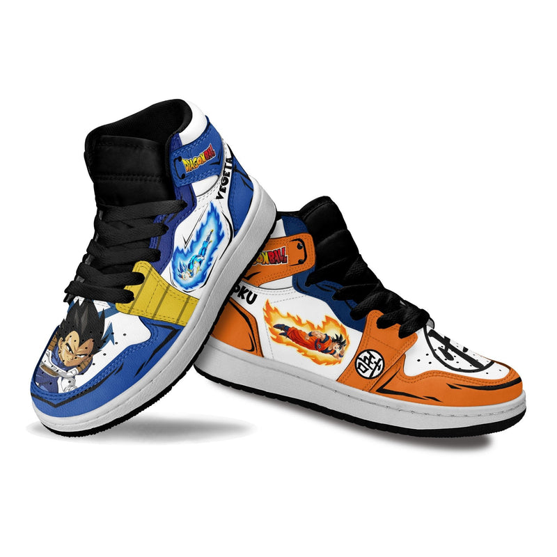 Goku and Vegeta Fly Kids Sneakers MV3012