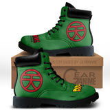 Tien Shinhan Symbol Boots Shoes Anime Custom MV1212