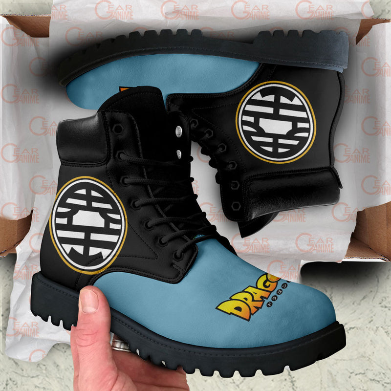 King Kai Symbol Boots Shoes Anime Custom MV1212