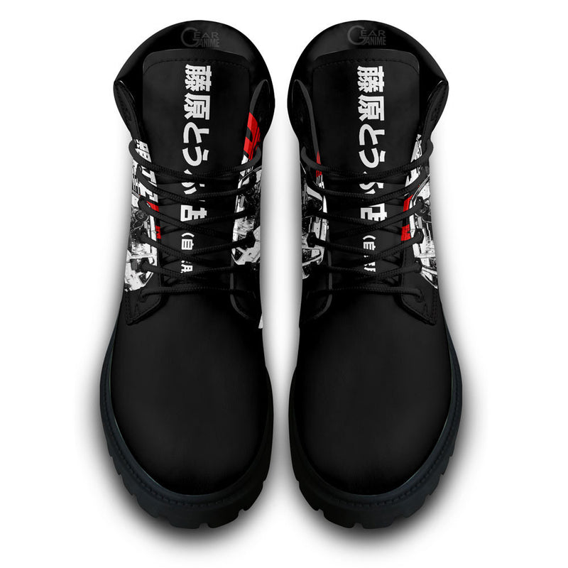 Initial Fujiwara Tofu Boots Shoes Anime Custom NTT131